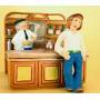 Comptoir de Bar, accessoire miniature