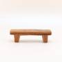 Banc Bois, accessoire miniature