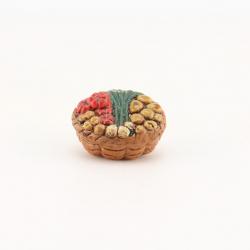 Panier de légumes, accessoire miniature
