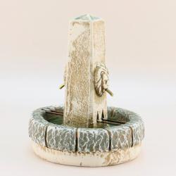 Fontaine ronde, accessoire miniature
