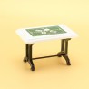 Bar table & tapis partie de carte
