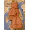 Santon pour Banc Enfant Fille Assise NON PEINT
