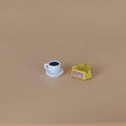 Tasse café + cendrier, Résine