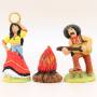 Feux de bois, accessoire miniature