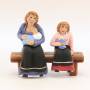 Banc Bois, accessoire miniature