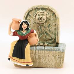 Fontaine, rectangulaire, accessoire miniature