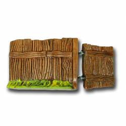 Barrière avec portillon, accessoire miniature