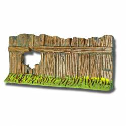 Barrière percée, accessoire miniature